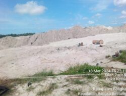 Kawasan Hutan Produksi Bukit Ketok Digasak Tambang Timah Ilegal