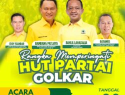 DPD Partai Golkar Babel Siapkan 10 ribu Paket Sembako di HUT ke-61