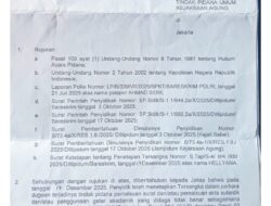 Jelang  Penutupan Tahun 2025 Bareskrim Tetapkan Wagub Hellyana Sebagai Tersangka