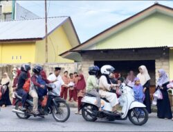 Mumentu Ramadhan, SDN 18 Pangkalpinang Turun ke Jalan Berbagi Takjil