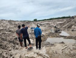 Ditreskrimsus Polda Babel Tertibkan Tambang Timah Ilegal di Kawasan Hutan Produksi Belinyu