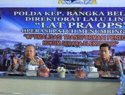 Polda Babel Gelar Latpraops Patuh Menumbing 2026, Fokus Penegakan Hukum Elektronik